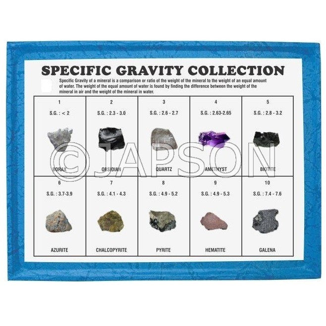 Specific Gravity Collection, Set of 10 Specific Gravity Collection, Set of 10